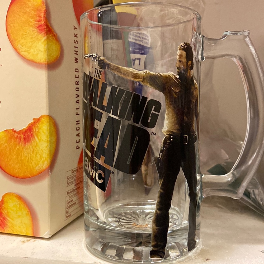 The AMC The Walking Dead glass mug